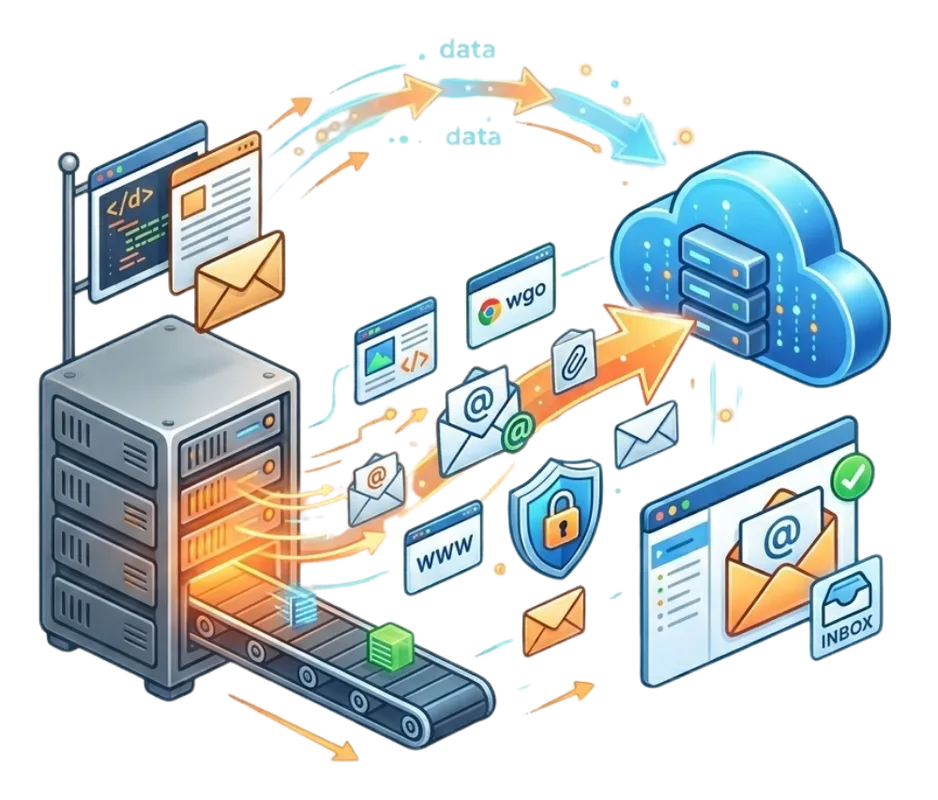 Migração de Sites e E-mails
